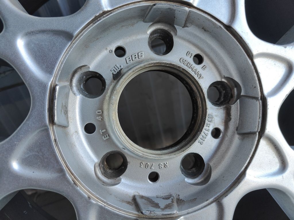 Oryginalne Felgi aluminiowe BBS RS703 8x17'' 5x120 ET40 wysyłka