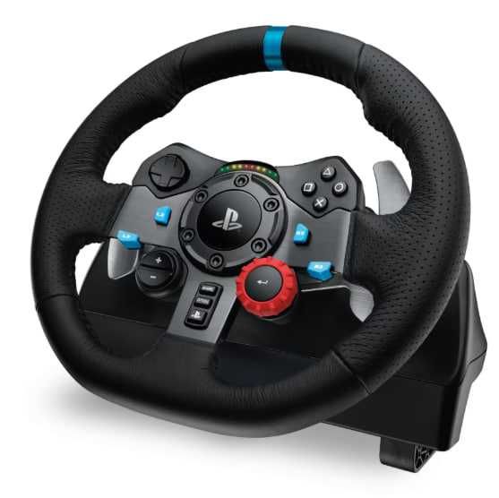 Ігрове Кермо Logitech G29 Racing for PS4/PS5 та PC (чорний) + гарантія