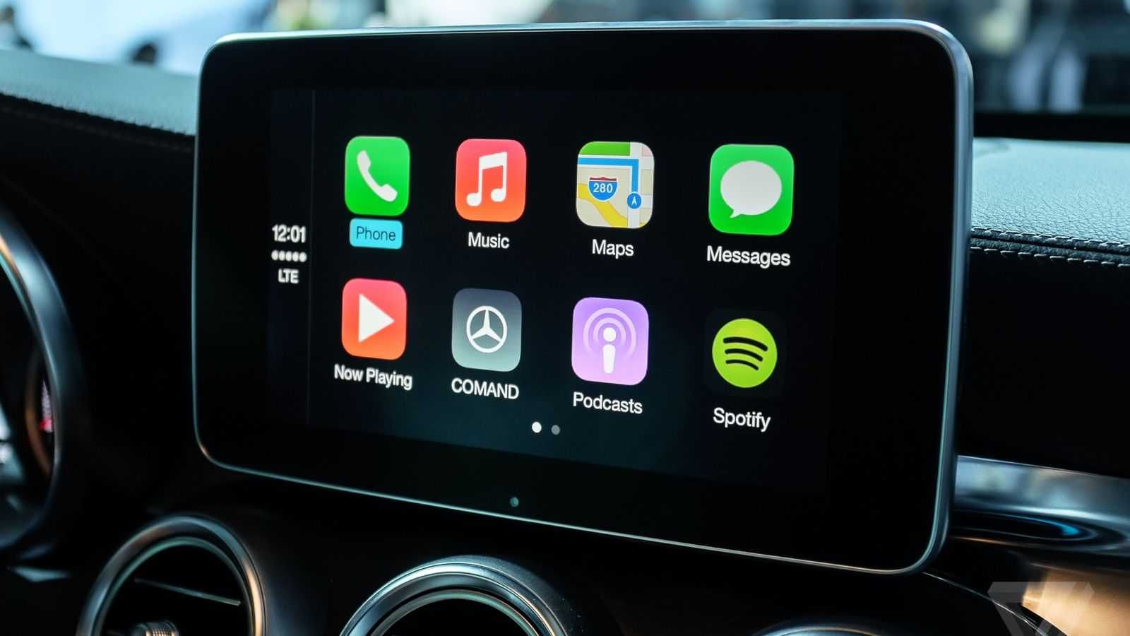 Mercedes CarPlay AndroidAuto W205 CLA GLA GLC GLE CLS Klasa A B C E