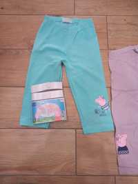 Legginsy 3/4 do kolan nowe 134/140