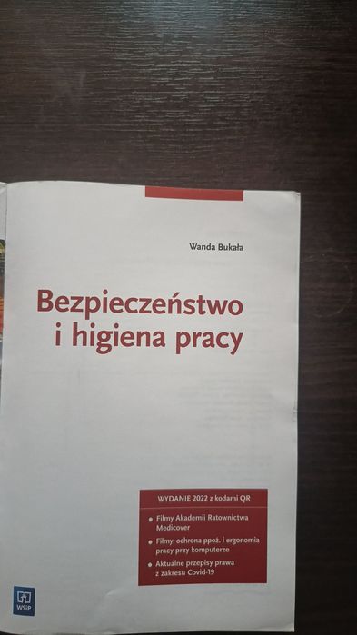 Bezpieczne i higiena pracy. WSIP.