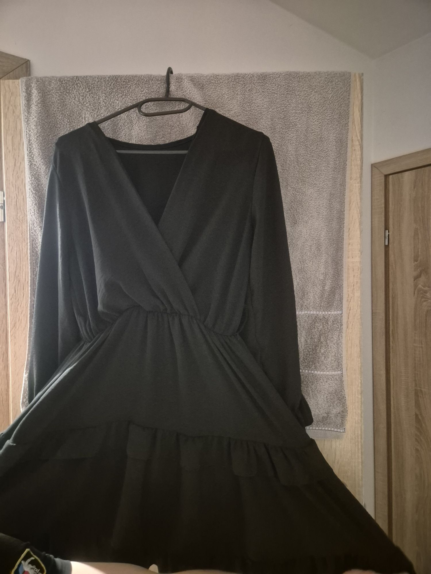 Czarna sukienka goth rozmiar L