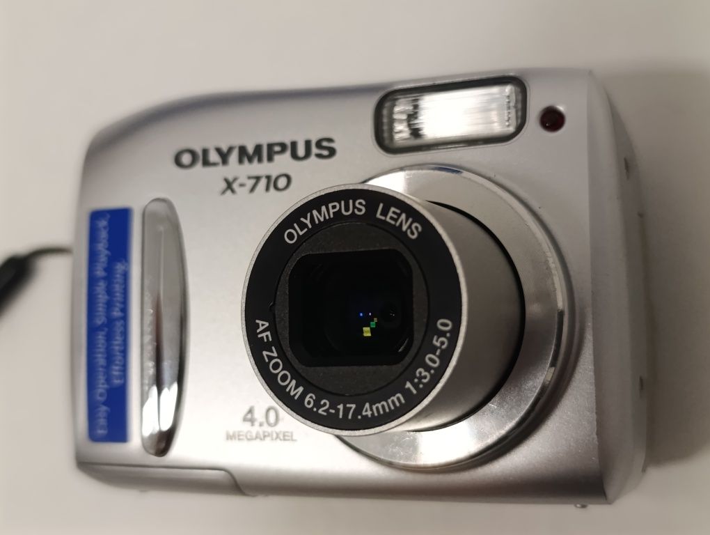 Aparat cyfrowy OLYMPUS X-710 4 mpx na baterie vintage retro y2k CCD