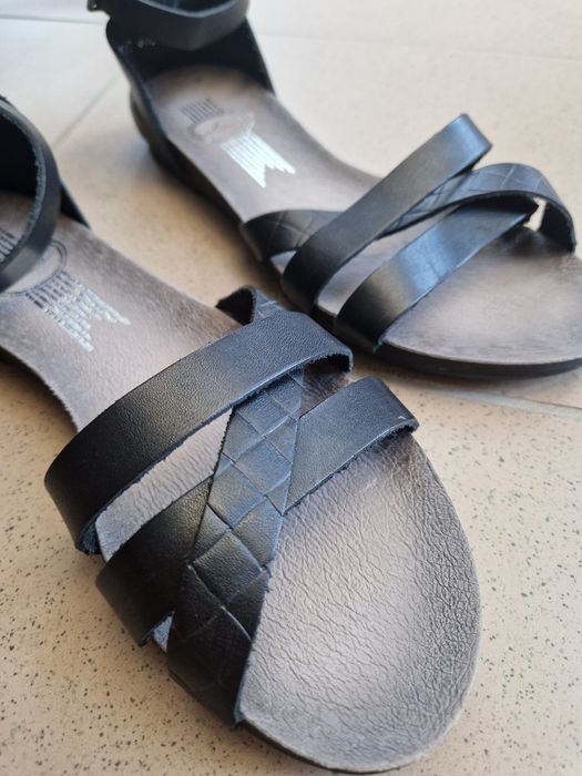 Buty sandały skórzane 37