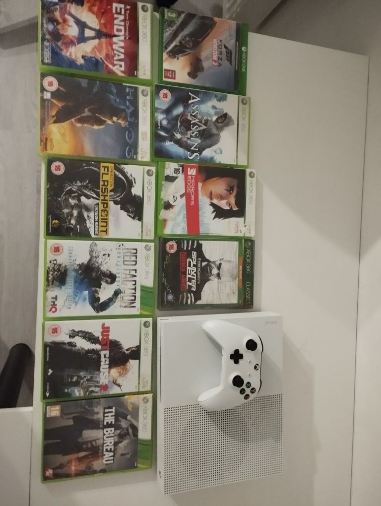 Xbox one s + gry