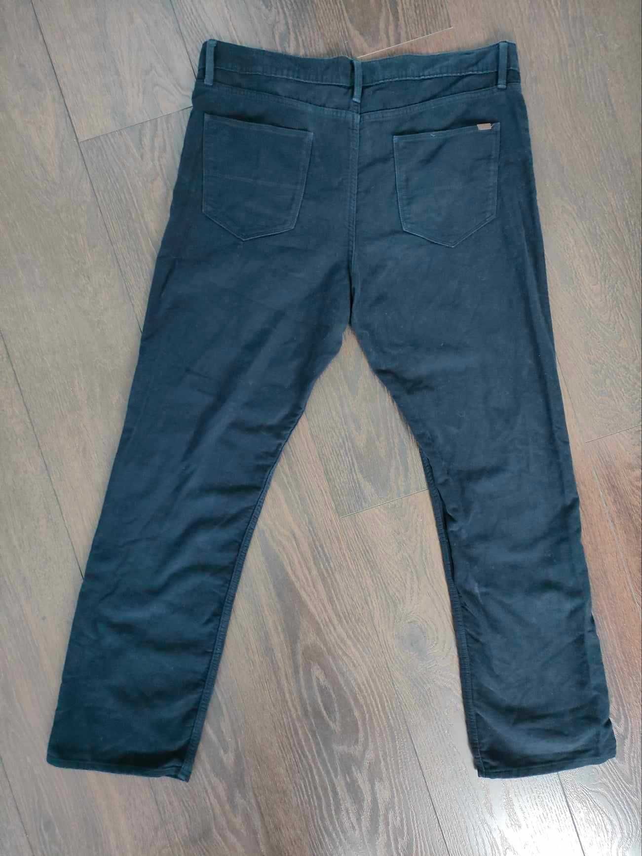 Długie bawełniane spodnie męskie Marks & Spencer / regular 36 (XL)