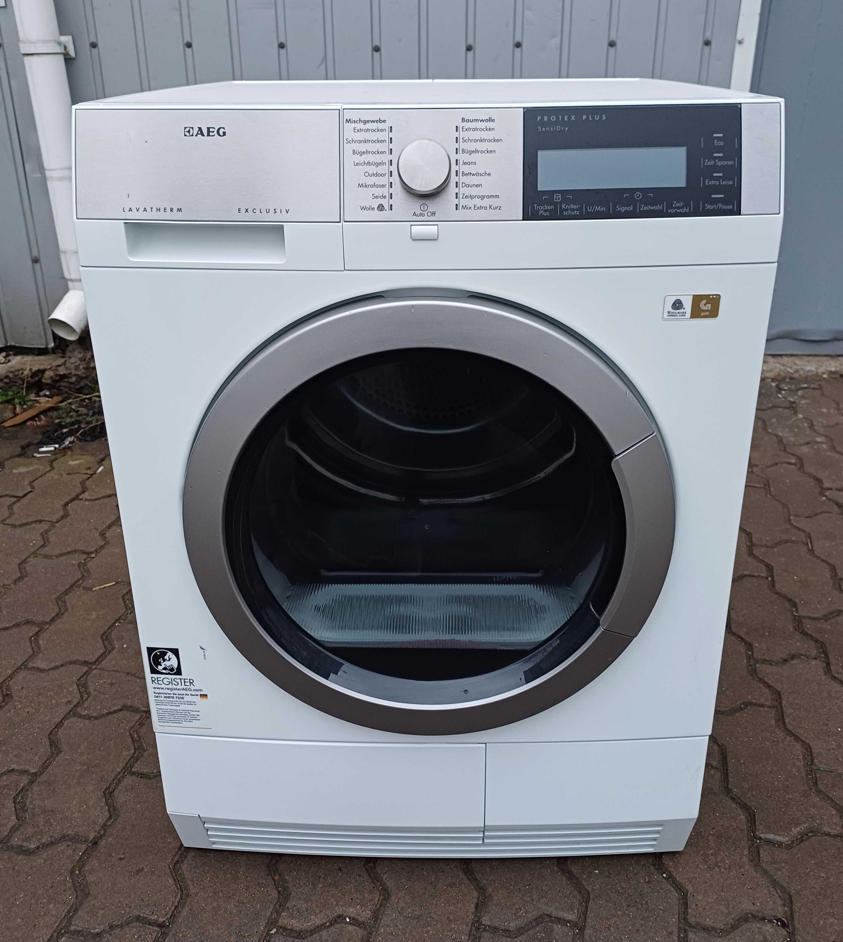 Сушильна машина сушарка на 8кг тепловий насос AEG T97685IH Germany