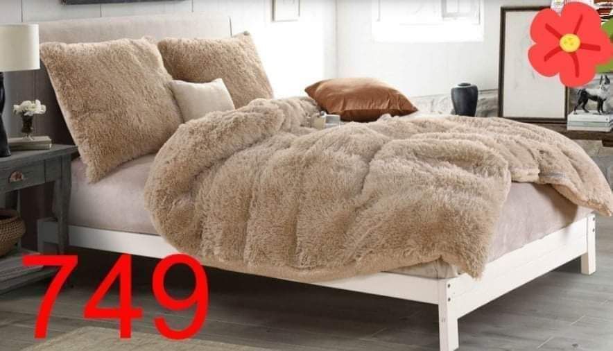 Ciepła pościel miś włochacz polar 220x200 Hit