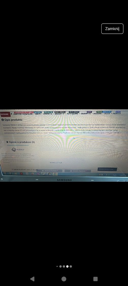 Laptop Samsung rv511