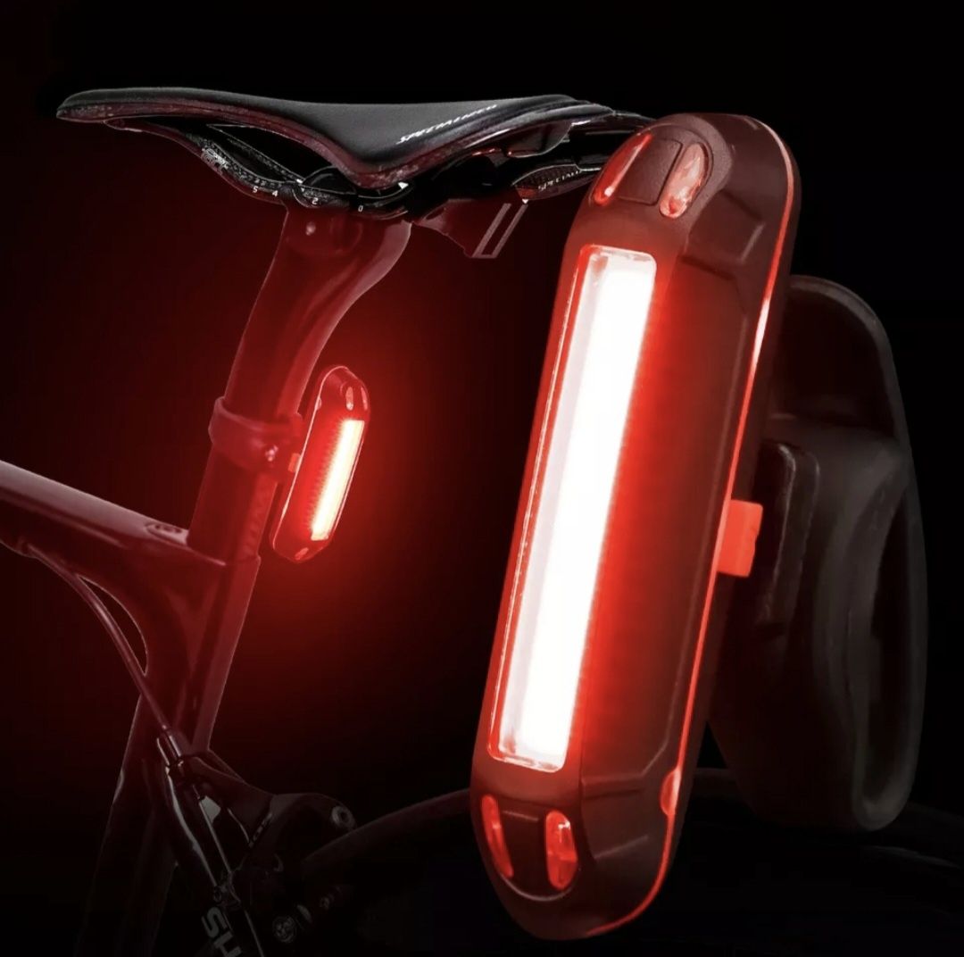 Super oświetlenie rowerowe, ostrzegawcze,ledowe Akumulator 650 mah.
