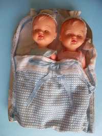 2 bonecas vintage a dormir, olhos dinâmicos, Brinquedo muito antigo.