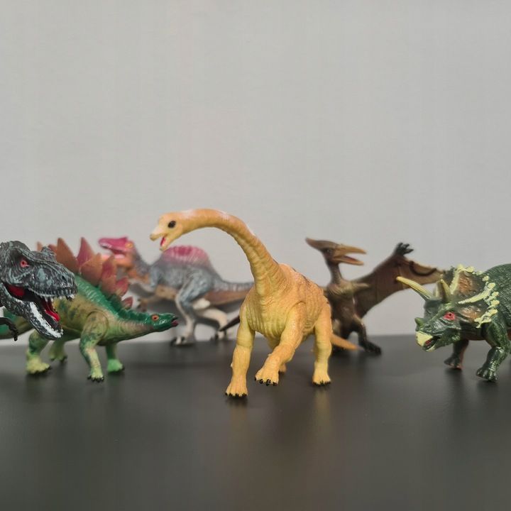 Dinozaury Duży Zestaw Figurek Ruchome Figurki Dinozaur X 6 Park Dla Dz
