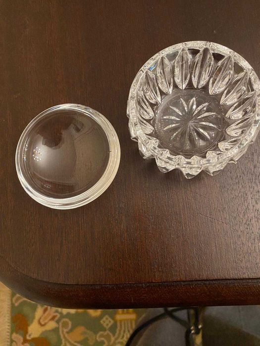 Caixa de bugigangas Princess House de cristal