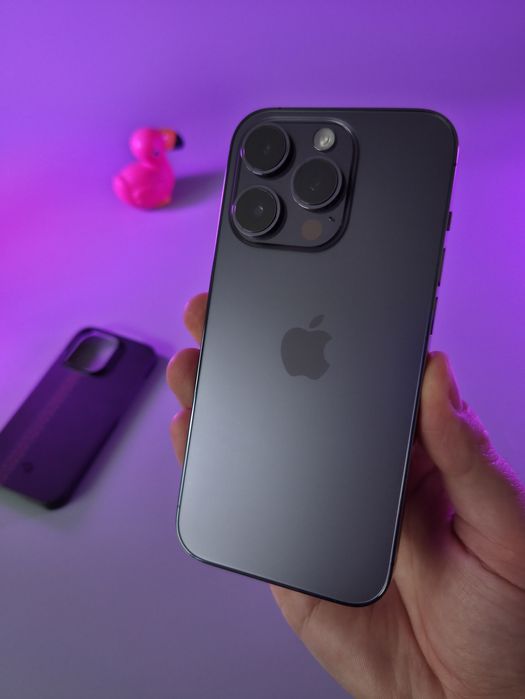 ОРИГІНАЛ iPhone 14 pro 256 гб deep purple фізична сім