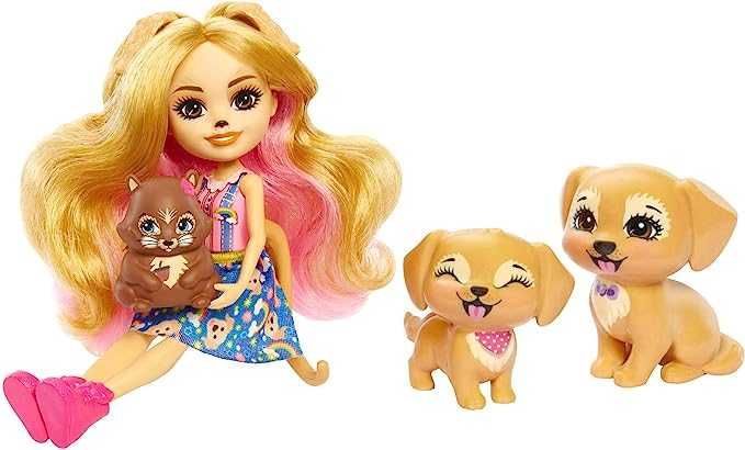 Enchantimals Gerika Golden Retriever Семья золотистого ретривера