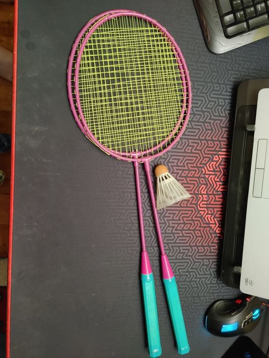 Paletki do badmintona + lotka