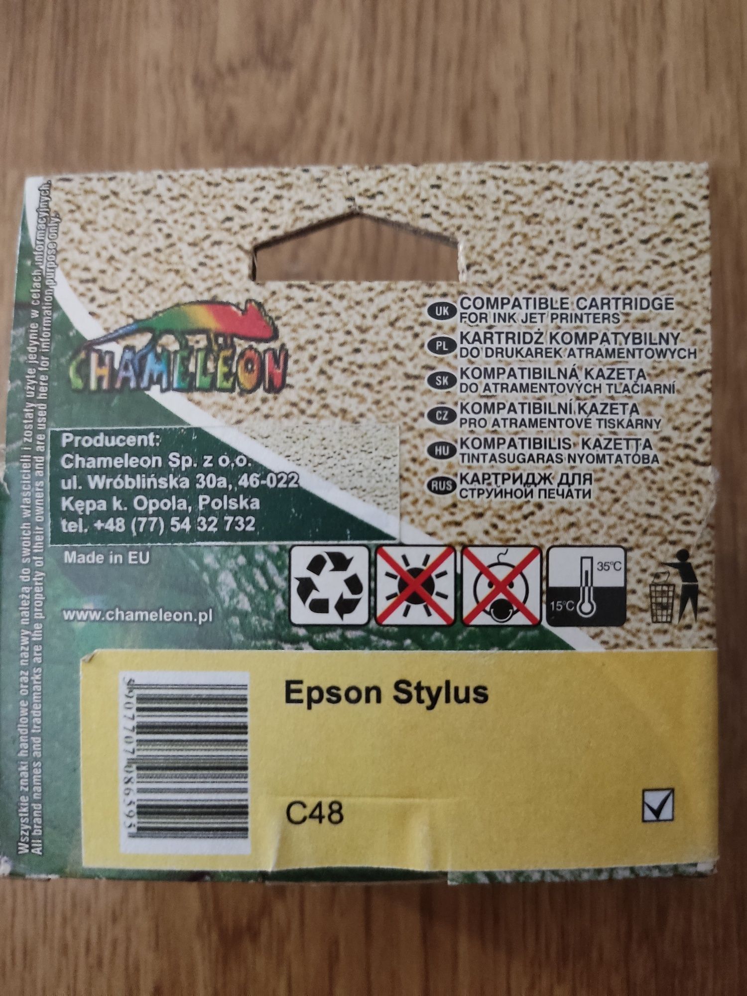 Tusz Chameleon EC066B Black - Nowy, Oryginalny