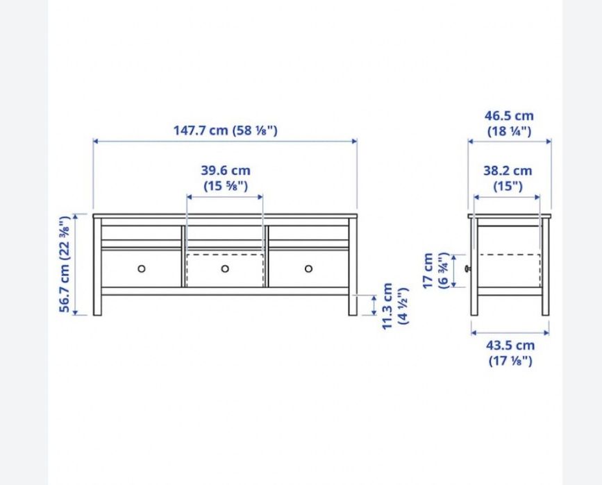 Szafka RTV Ikea Hemnes