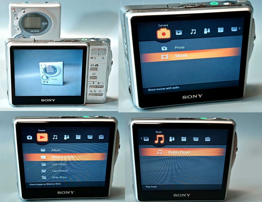 Aparat Sony DSC-G1 Cyber-Shot + Carls Zeiss Walkman® 2GB WiFi UNIKAT !