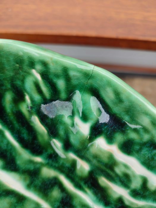 Ceramiczna Włoska patera Liść Kapusty - świetny design - X