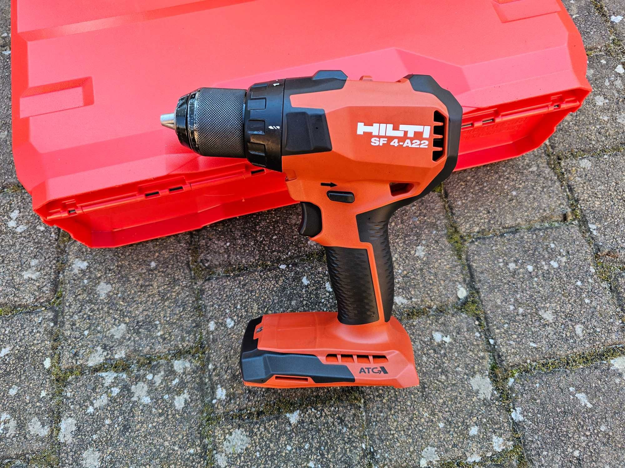 HILTI SF 4-A22 wiertarko-wkrętarka 2x4Ah 2022r! jak nowa, faktura GWR