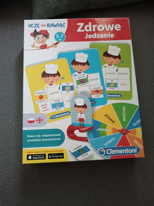 Gra clementoni zdrowe jedzenie