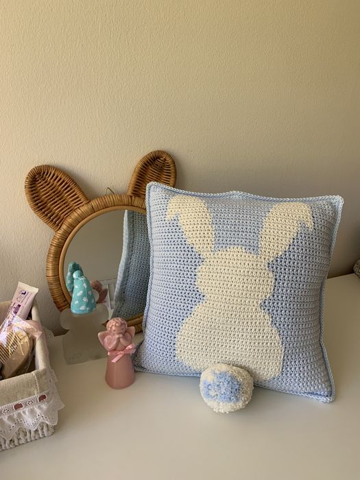 Almofadas bebê em crochê