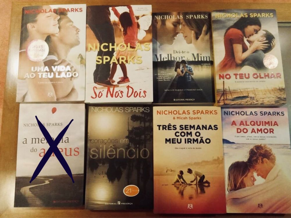 Livros de NICHOLAS SPARKS desde 7€50