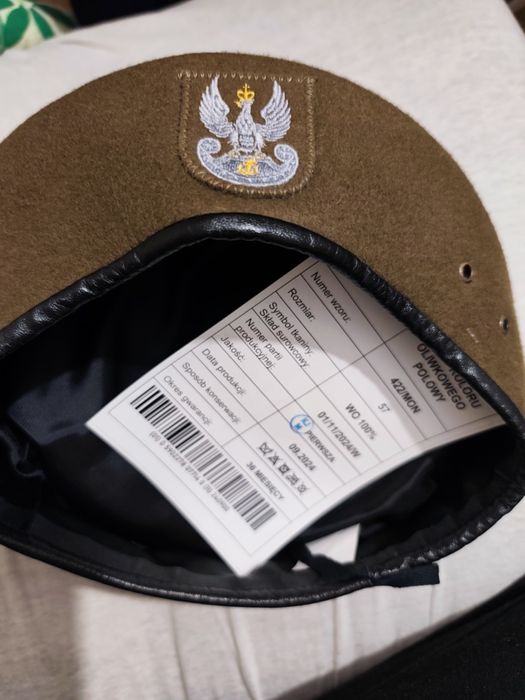 Beret WOT nowy oliwkowy rozmiar 57 z przesylka