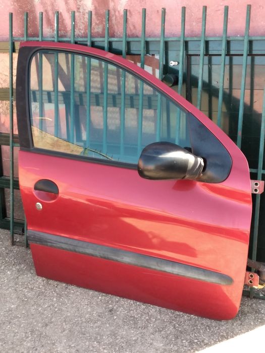 Porta Portas Nuas Peugeot 206 5 Portas Modelo 1998 a 2005 Cor Bordeux