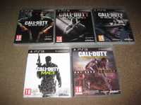 5 Jogos da Saga "Call Of Duty" para a Playstation 3/Completos!