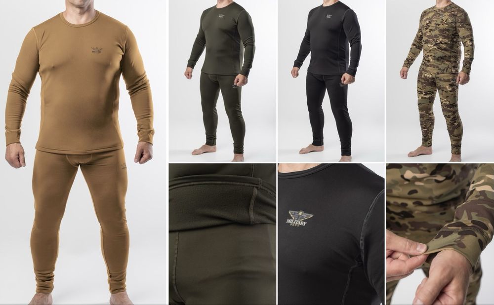 Термобілизна чоловіча жіноча тактична ЗСУ термо мультикам, койот