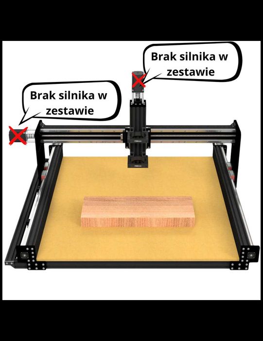 Ploter Maszyna ULTIMATE Bee CNC - Wersja KIT - Czarny