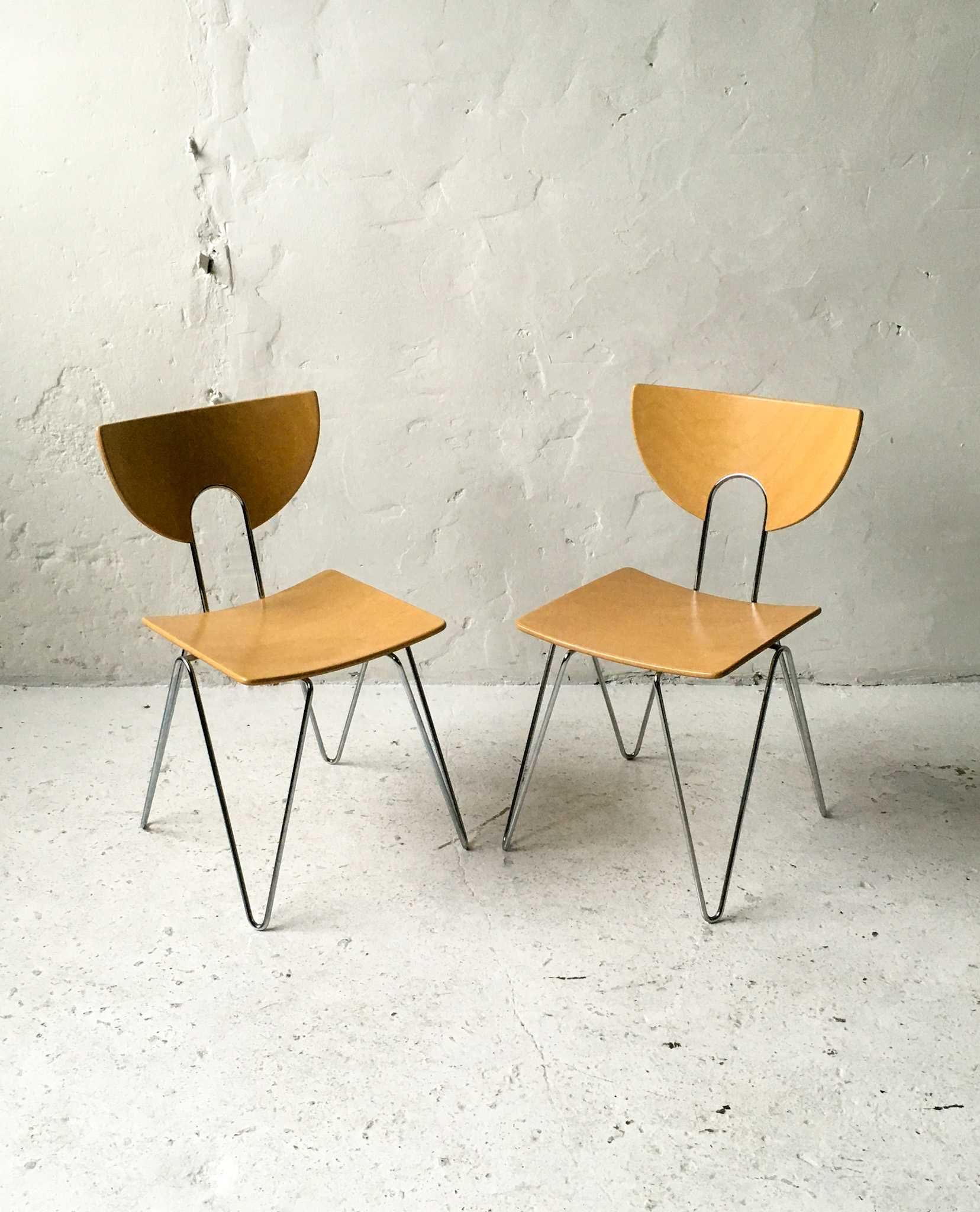 Kusch & Co. krzesła Mikado 1800 lata 70 80 vintage design