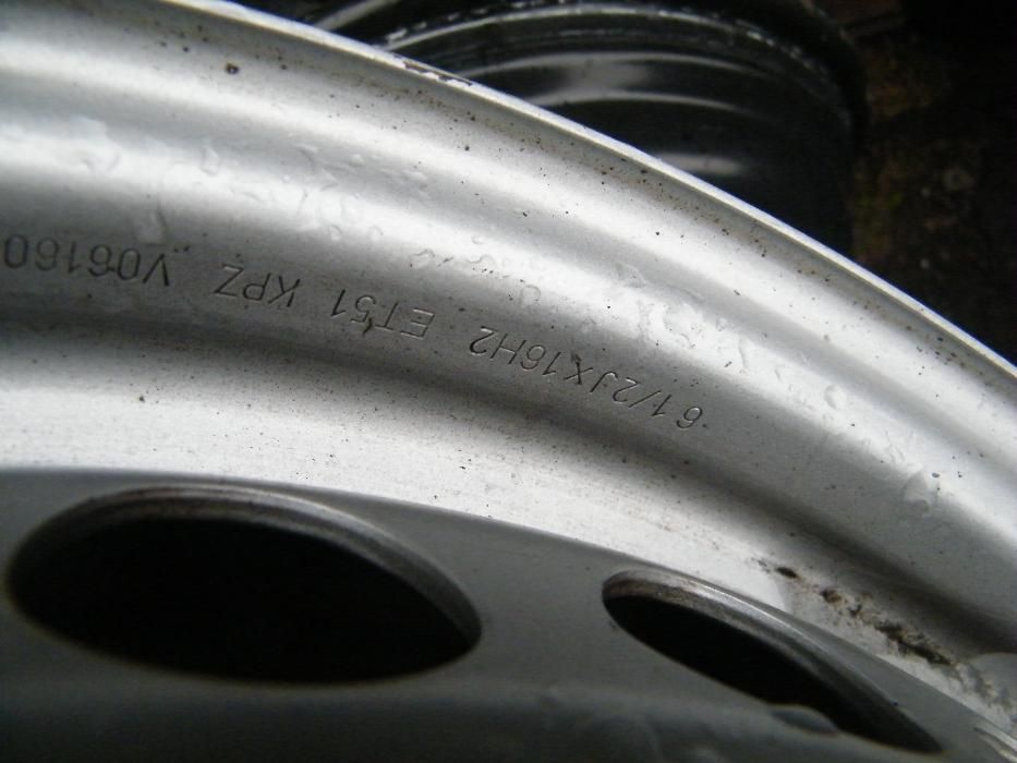 felgi stalowe 6,5jx16" et51 5x120 VW Transporter T5, idealne