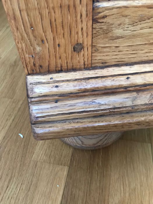 Bufet, bar lity dąb Fabryka Ludwik Styl-kolekcja z ornamentem dębowym