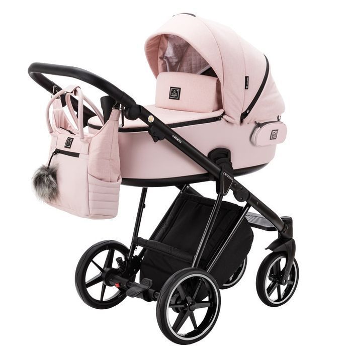 Adamex Porto składa się ze spacerówką która ma przedłużany podnóżek!