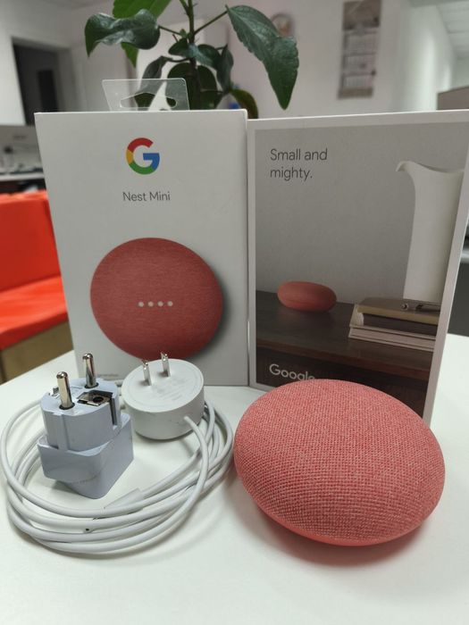 Умная колонка Google Nest mini 2 голосовой помощник дом assistant