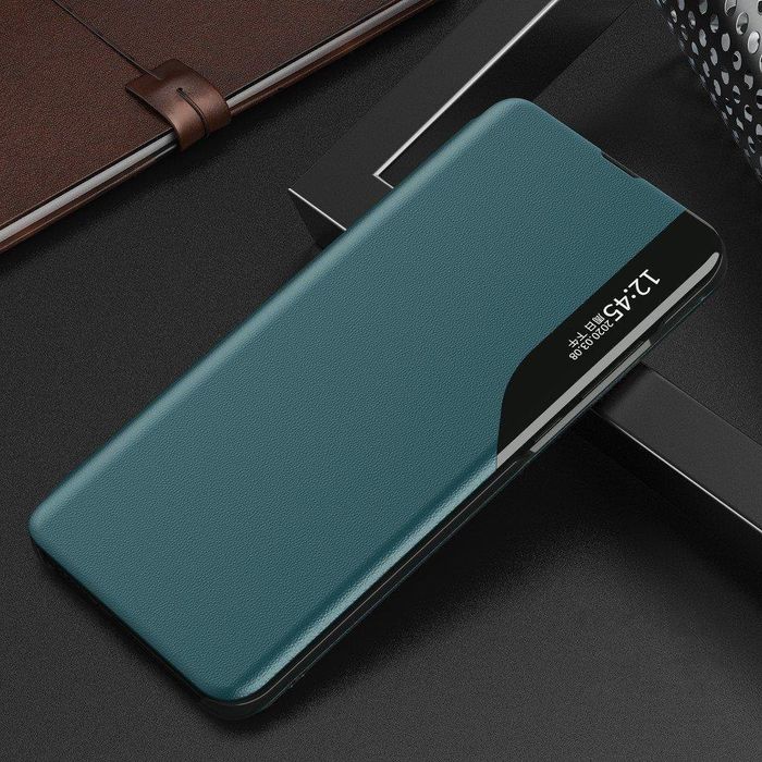 Etui Eco Leather View Case Z Klapką Samsung Galaxy S20 Ultra Zielony