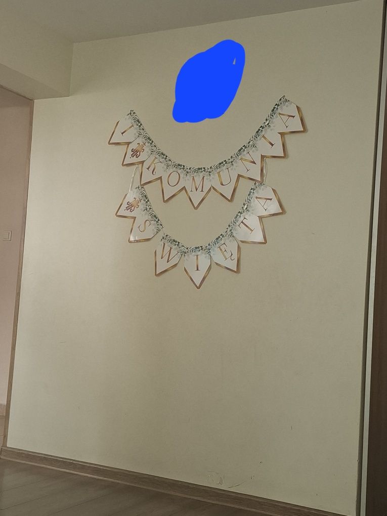 Napis baner I Komunia Święta