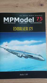 Model kartonowy - Embraer 175 PLL LOT - Wydawnictwa MPModel 75