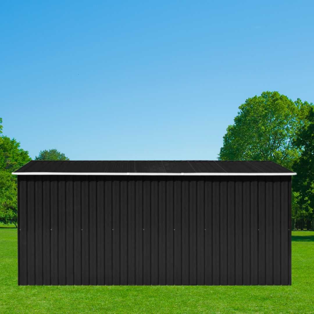 Abrigo de Jardim em Metal 2.5x3.9x1.8 Antracite - Entrega Grátis