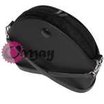 Czarny organizer OBAG Moon Light ML czarny welur elegancki OMAY