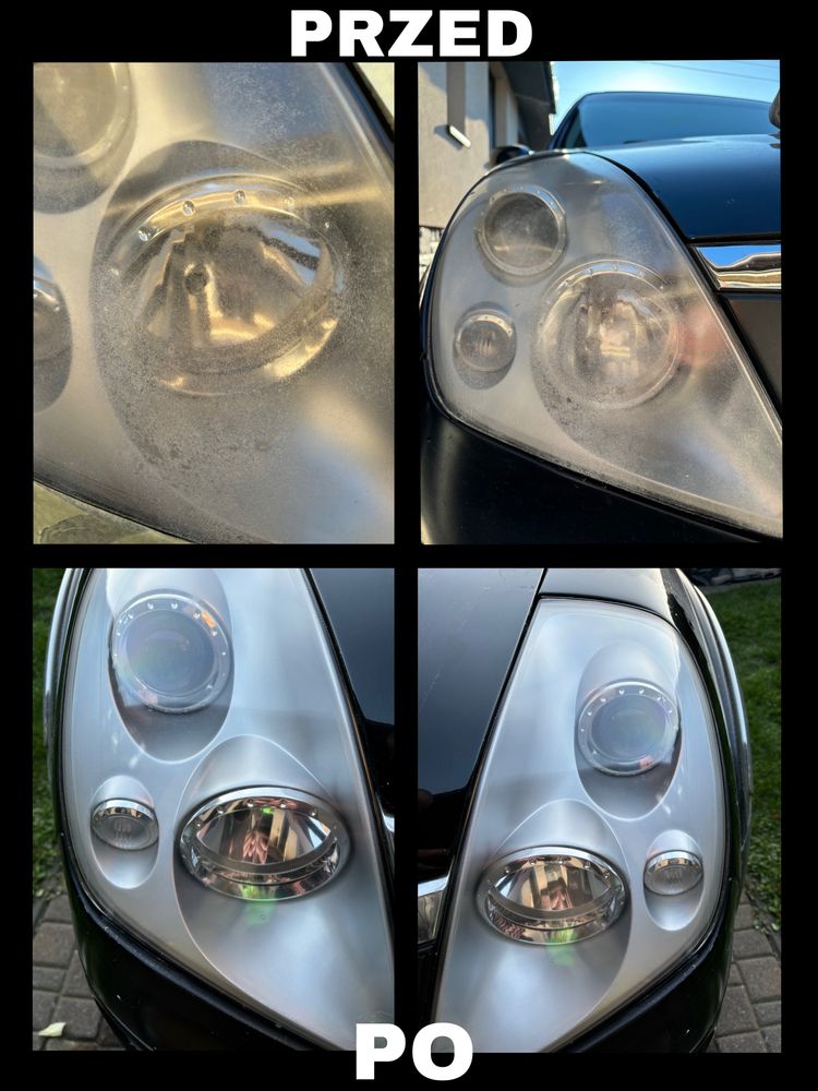 Polerowanie lamp reflektorów z możliwością DOJAZDU!!!