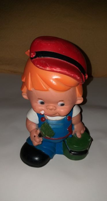 Bonecos de borracha com chiar antigos, anos 80/90