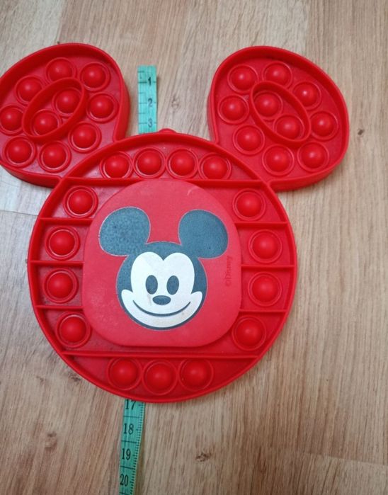 Nr19) duży popit myszka Miki zabawka antystresowa