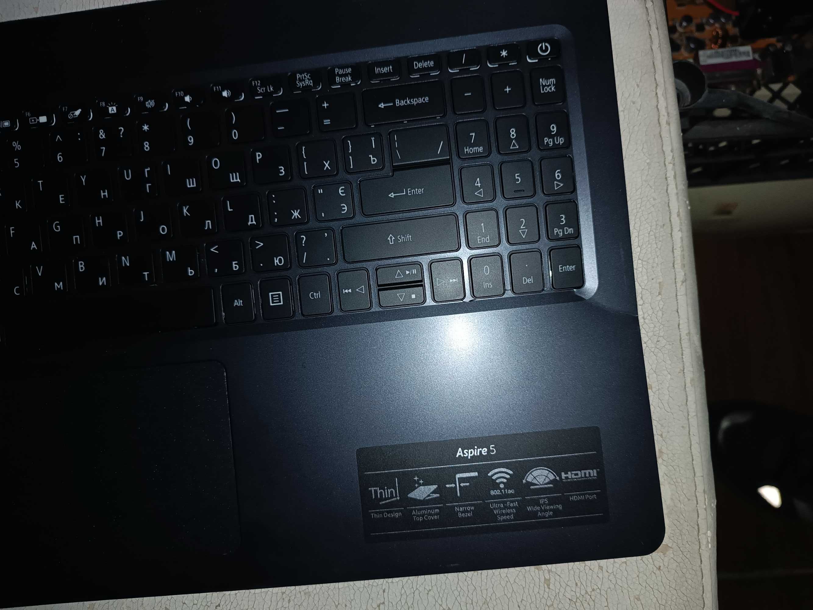 Топкейс с клавиатурой Aser Aspire 5 A515-43