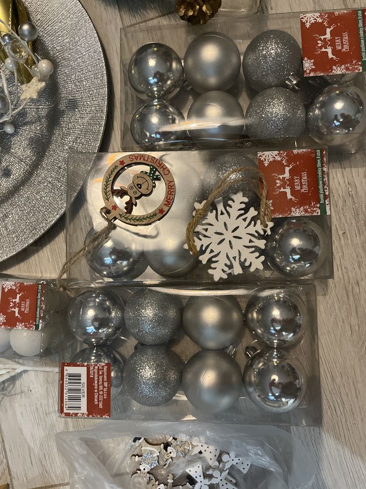 Ozdoby swiateczne dekoracje boze narodzenie zestaw
