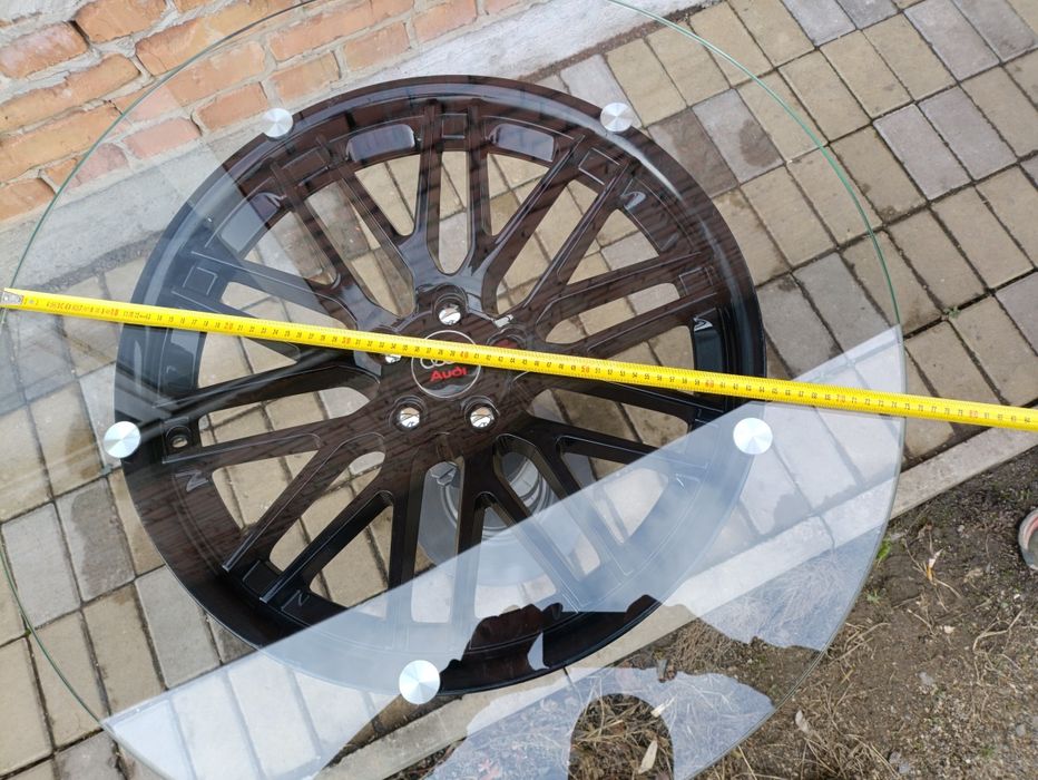 Продам журнальний столик з колінвала і диска автомобільного