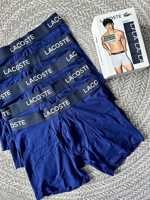 Оригінал із США| Чоловічі труси плавки боксери Lacoste 5 шт. р.| М | L